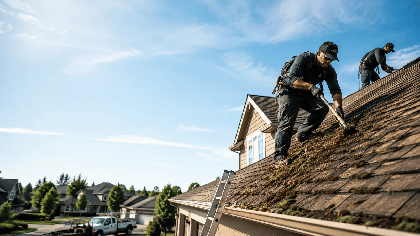 Roof Moss Removal in Gile, WI near me